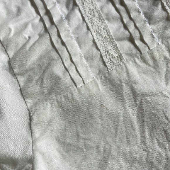 Janie and Jack | White Pintuck Ruffle Collar Blouse | 8 - Picture 15 of 16